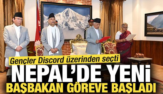 Nepal'de yeni başbakan göreve başladı! Gençler Discord üzerinden seçti