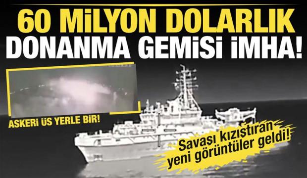 Peş peşe baskınlar: Askeri üs ve 60 milyon dolarlık donanma gemisi imha!