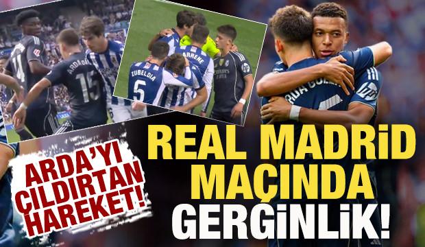 Real Madrid maçında Arda Güler'i çıldırtan hareket! Takım arkadaşları hemen araya girdi