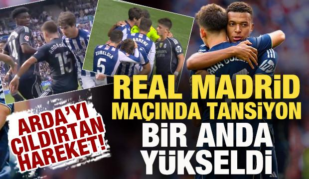 Real Madrid maçında Arda Güler'i çıldırtan hareket! Takım arkadaşları hemen araya girdi