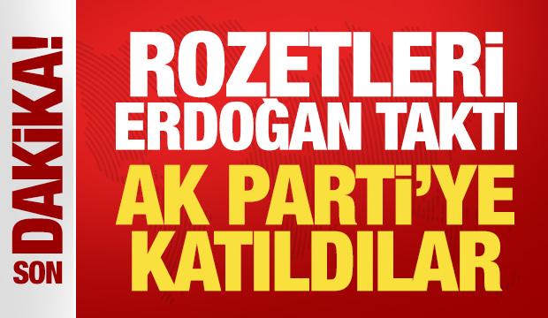 Rozetleri Erdoğan taktı: Seydişehir ve Emirgazi Belediye Başkanları AK Parti'ye katıldı