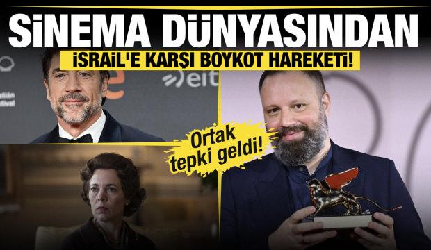 Sinema dünyasından ortak tepki! İsrail'e karşı boykot hareketi! 