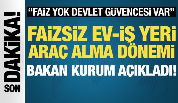 Son dakika... Bakan Kurum'dan tasarruf finansmanı açıklaması! 'Yeni sistemde faiz yok'