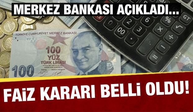 Son dakika... Faiz kararı belli oldu! Merkez Bankası indirime gitti...