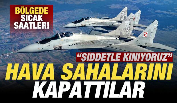Son dakika: İki ülke hava sahasını kapattı! Belarus'tan sert tepki: Şiddetle kınıyoruz