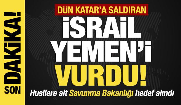 Son dakika... İsrail Yemen'i vurdu! Husilere ait Savunma Bakanlığı hedef alındı! 