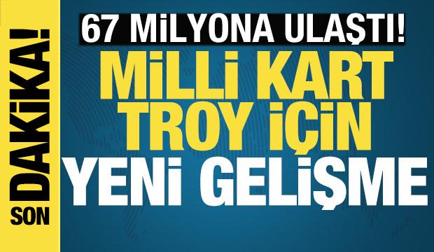 67 milyona ulaşan yerli TROY logolu kart yurt dışına açılıyor