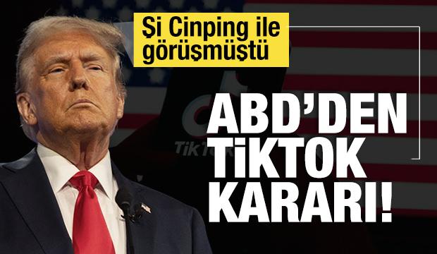 ABD'den son dakika TikTok kararı!