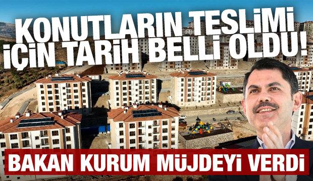 Bakan Kurum: Evlerimizi 1 yıl içerisinde teslim edeceğiz!