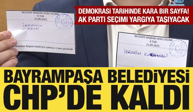 Bayrampaşa'da başkanvekili seçiminde kazanan CHP oldu