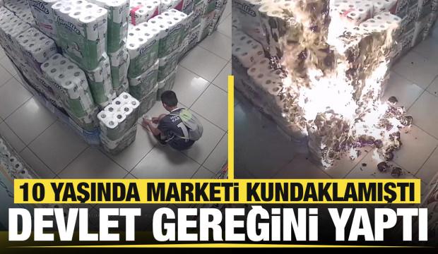Bursa'da marketi kundaklayan çocuk hakkında yeni gelişme 
