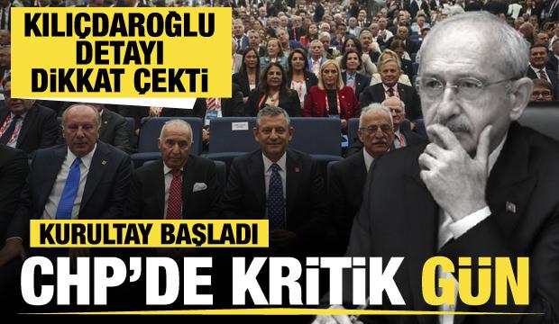 CHP 22. Olağanüstü Kurultayı başladı! Özel tek aday, Kılıçdaroğlu katılmadı