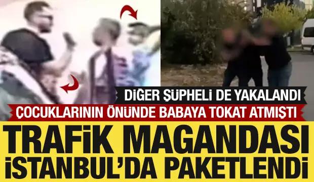 Çocuklarının önünde babaya tokat atmıştı: İstanbul'da yakalandı