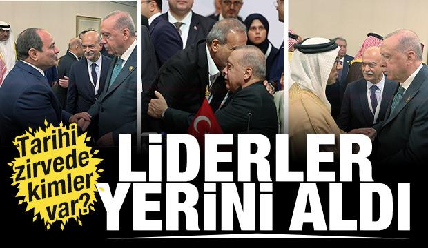 Cumhurbaşkanı Erdoğan Katar'da!  İşbirliği Teşkilatı-Arap Ligi Olağanüstü Zirvesi
