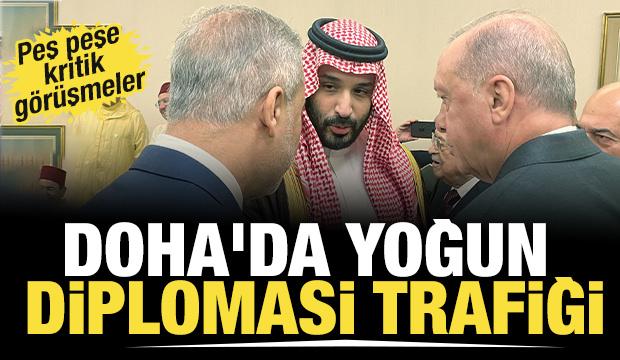 Cumhurbaşkanı Erdoğan'dan peş peşe kritik görüşmeler