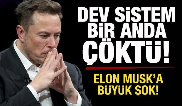 Elon Musk'ı şoke eden gelişme! Dev sistem bir anda çöktü! Son dakika açıklaması