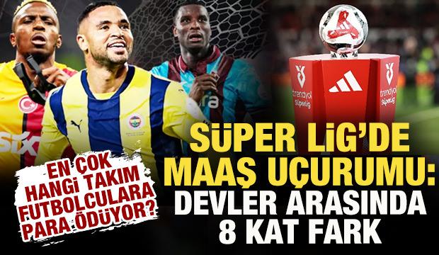 En çok hangi takım para ödüyor? Süper Lig’de maaş uçurumu: Devler arasında 8 kat fark!
