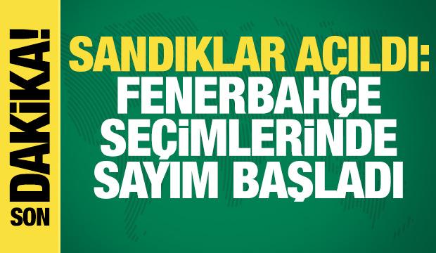 Fenerbahçe'de oy verme işlemleri tamamlandı: Sayım başladı