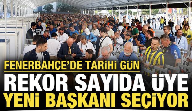 Fenerbahçe'de tarihi gün: 46 bin kişi yeni başkanı seçiyor