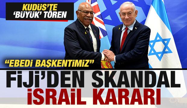 Fiji'den skandal İsrail kararı! Kudüs'te 'büyük' tören! "Ebedi başkentimiz"