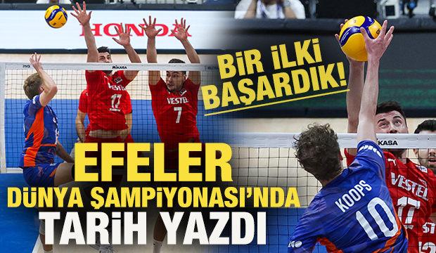 Filenin Efeleri, Dünya Şampiyonası'nda tarih yazdı! Bir ilki başardık