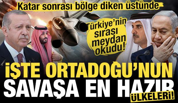 Gerilim tırmandı! İşte Ortadoğu'nun savaşa en hazır ülkeleri! Türkiye kaçıncı?