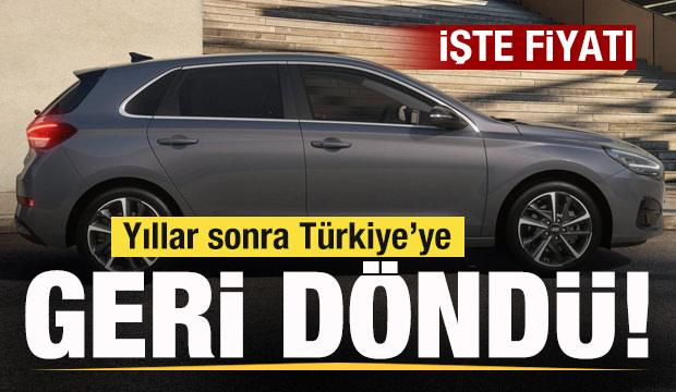 Hyundai i30 yıllar sonra Türkiye'ye geri döndü! Fiyatı resmen açıklandı