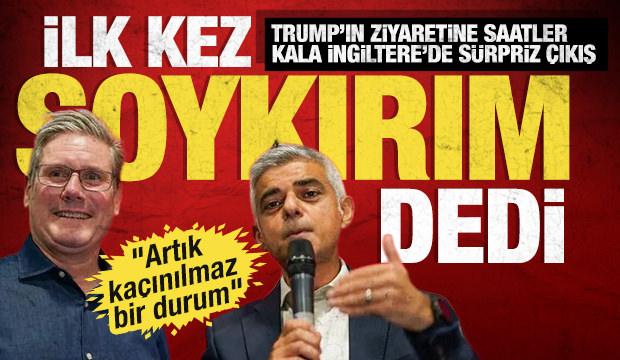 İlk kez soykırım dedi! Trump'ın ziyaretine saatler kala İngiltere'de sürpriz çıkış