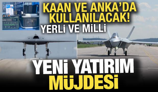 KAAN ve ANKA'ya yerli ve milli batarya! Yeni yatırımlar geliyor
