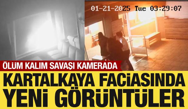 Kartalkaya'daki yangına ait yeni güvenlik kamerası görüntüleri ortaya çıktı