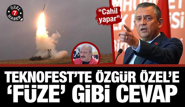 Mustafa Varank'tan Teknofest'te Özgür Özel'e 'füze' gibi cevap: Cahil yapar