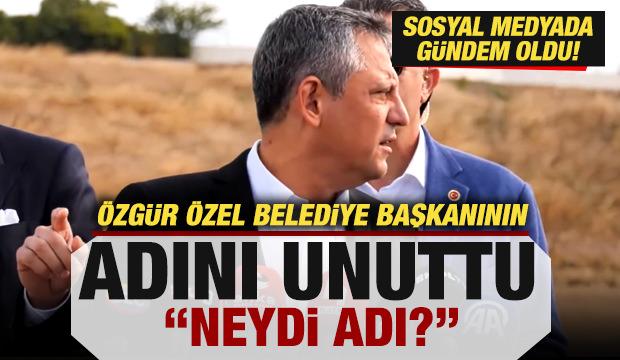 Özgür Özel belediye başkanının adını unuttu! "Neydi adı?"