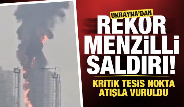 Rus petrokimya devi 1400 kilometre öteden vuruldu