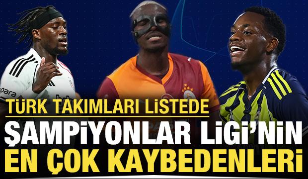 Şampiyonlar Ligi'nin en çok kaybeden takımları: Türk takımları listede