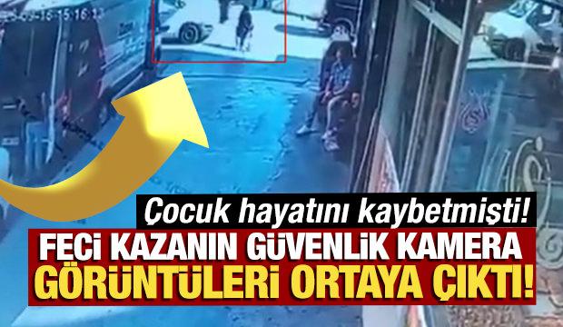 Servis aracı anne ve oğlunun üstünden geçti: Kaza anları ortaya çıktı
