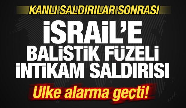 Son dakika: Kanlı saldırılar sonrası İsrail'e balistik füzeli intikam saldırısı!