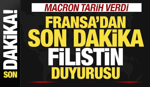 Son dakika: Macron tarih verdi! Fransa resmen Filistin Devleti'ni tanıyor