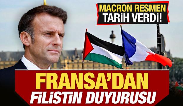 Son dakika: Macron tarih verdi! Fransa resmen Filistin Devleti'ni tanıyor