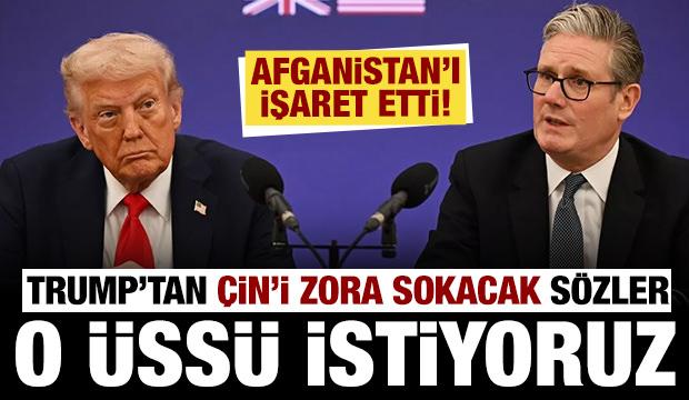 Trump'tan Çin'i zora sokacak sözler: Afganistan'daki o üssü istiyoruz çünkü...