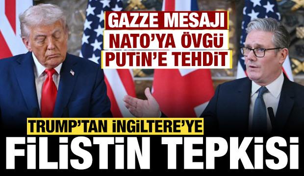 Trump'tan Gazze mesajı: İngiltere'ye Filistin tepkisi!