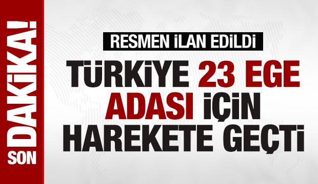 Türkiye'den 23 Ege adası için Yunanistan'a ihtar! Navtex yayımlandı