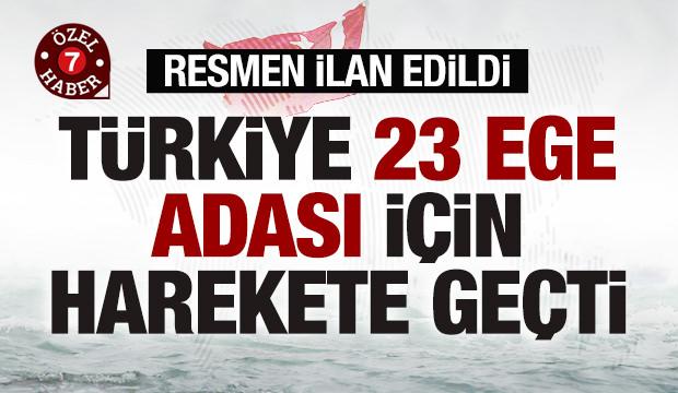 Türkiye'den 23 Ege adası için Yunanistan'a ihtar! Navtex yayımlandı