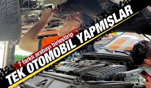 ‘2 parça değişen var’ dedikleri otomobil, 7 aracın birleşmesiyle yapılmış