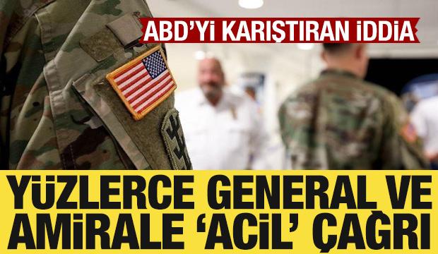 ABD, yüzlerce general ve amirali acil toplantıya çağırdı