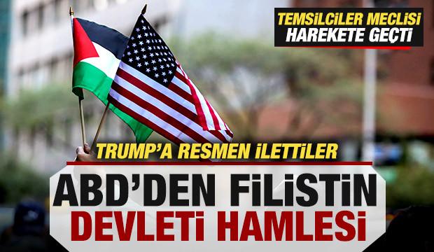 ABD'den son dakika Filistin devleti hamlesi! Temsilciler Meclisi harekete geçti