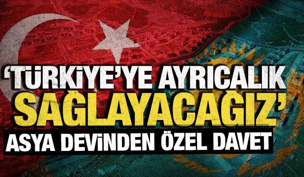 Asya devinden özel davet: Türkiye'ye ayrıcalık sağlayacaklar