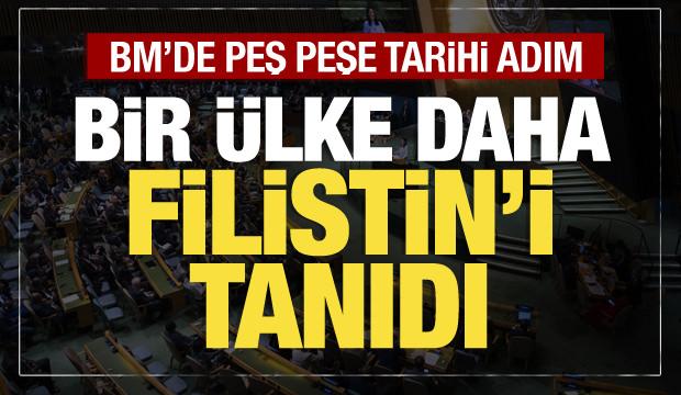 BM'de peş peşe tarihi adım! Slovenya da Filistin'i tanıdı