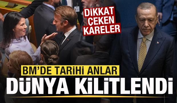 BM'de tarihi anlar! Dünya kilitlendi! Dikkat çeken kareler