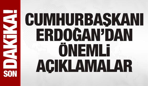 Cumhurbaşkanı Erdoğan, Demokrasi ve Özgürlükler Adası'nda konuşuyor
