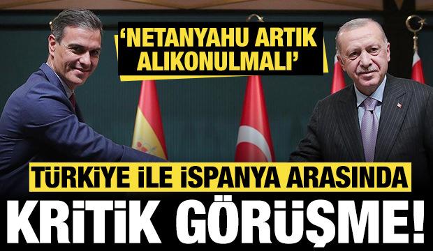 Cumhurbaşkanı Erdoğan İspanya Başbakanı Sanchez ile görüştü: Netanyahu artık alıkonulmalı